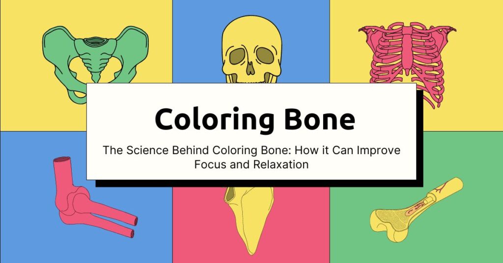 coloring bone